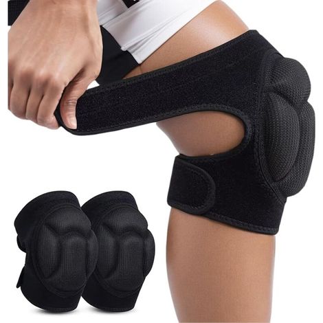 2 pièces Genouillères de Protection, Anti-collision Éponge Épaisse Genouillere pour Jardinage, Travaux, Jogging, VTT (1/4)