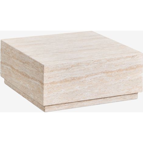 Mesa de centro en cemento look travertino Imala SKLUM (1/5)