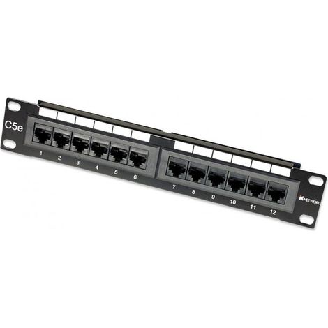 INTELLINET Pannello patch 12 porte 10 UTP, Cat5e (1/5)