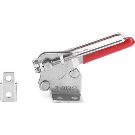 Loquet verrouillage à bascule – GH-40324-SS – acier inoxydable – moraillon – travail bois (1/5)