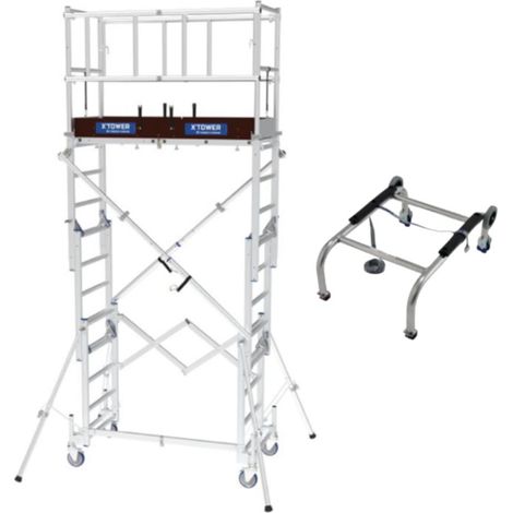 ECHAFAUDAGE TÉLESCOPIQUE X-TOWER 4.80M + EMBARQ KIT TUBESCA COMABI