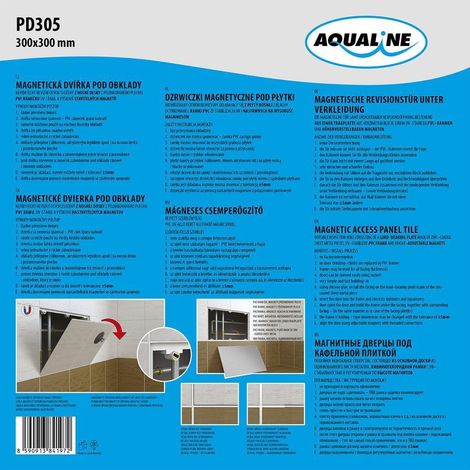Cadre pour carrelage en plastique avec aimants, 300x300 (1/3)