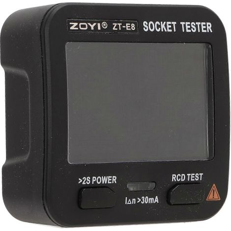 Steckdosentester mit digitaler Spannungsanzeige, robustem Material, multifunktional und vielseitig einsetzbar