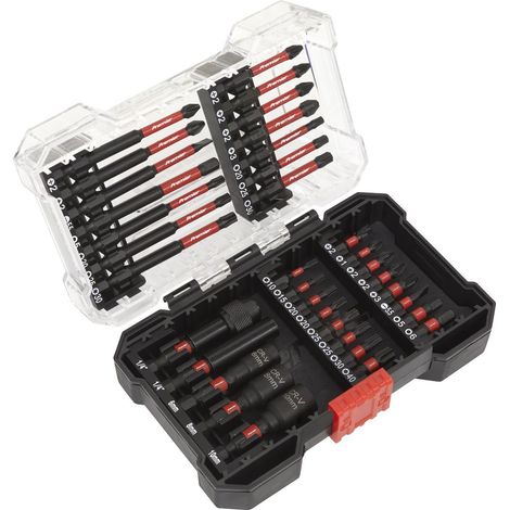 Sealey Power Tool Bit Set 35pc Impact Grade AK8283