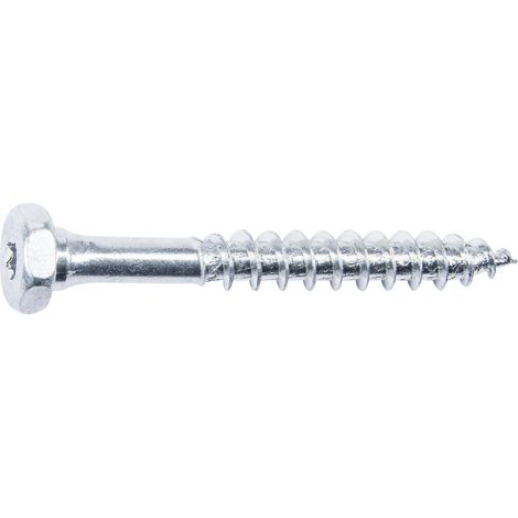 Schmid Schrauben Holzbauschrauben 10.0 x 80 mm TX 40 Dualkopf - 25 Stück Spanplattenschrauben & Holzbauschrauben