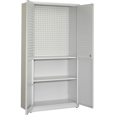 STIER Werkstattschrank SLK 1940x1000x450mm lichtgrau, Werkzeugschrank, Blechschrank, Schubladenschrank, Metallschrank