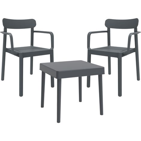 Mobili da giardino Resol alba-elba impilabile resistente UV