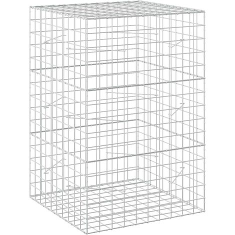 Gabion avec Fil de 5 mm et Maille de 10x10 cm 100x100x150 cm vidaXL (1/5)