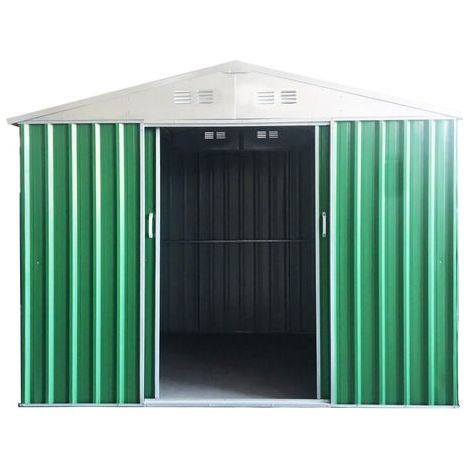 Garage Casetta Box in lamiera zincata 198x115x194 2.12mq Misura S Casina STI (1/5)