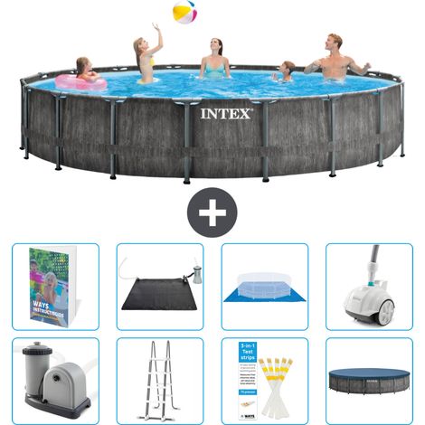 Intex Piscine Prism Frame Ronde - 549x122 cm - 9-pièces  S600