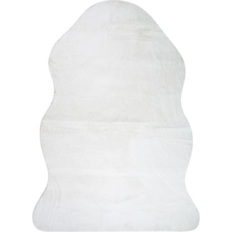 TENDREMENT PEAU - Tapis fausse fourrure blanc 130x190 (1/5)