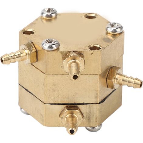 Régulateur de Pression d'Eau Dentaire 3mm Hexagonal en Cuivre, Valve Haute Perméabilité pour Unités Dentaires (1/5)
