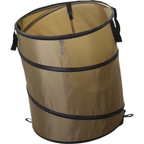 Robuste Gartensäcke zum Sammeln von Laub – Dunkelbraun S (1/2)