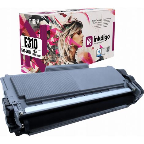 Toner Inkdigo 593-bblh compatibile con Dell E310dw E515dn E514dw E515dw certificato TÜV. (1/5)