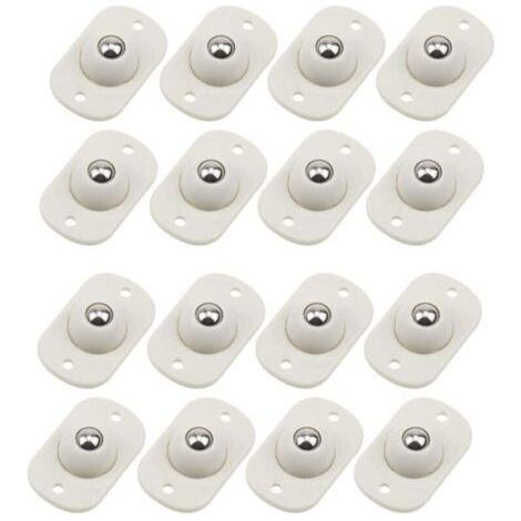 16 Pack Self-Adhesive Transfer Casters, Adhesive Ball Casters, Adhesive Ball Transport Casters, 360° Rotation for Furniture Legs (1/5)