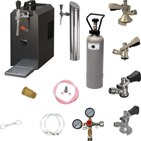 Juego completo Dispensador de cerveza, Máquina de cerveza JET 30 1 línea, 35 litros/h - Enfriador de flujo, KEG: sin (1/5)