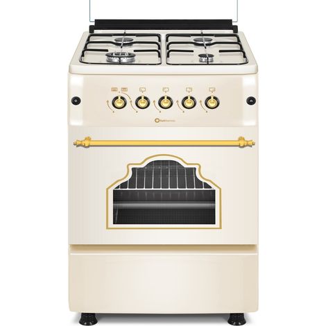 SOLTHERMIC COCINA GAS CREMA RÚSTICA 50X55 F5S40G2C