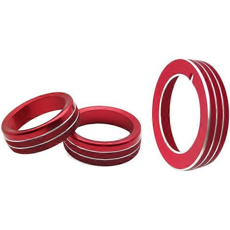 Anneau décoratif pour bouton de phares audio de console centrale, accessoire automobile pour 15-20 Re (1/4)