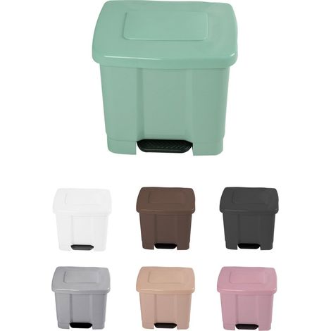 Cubo de Basura para el Reciclaje – Basurero con Pedal 35L con 2 Compartimentos