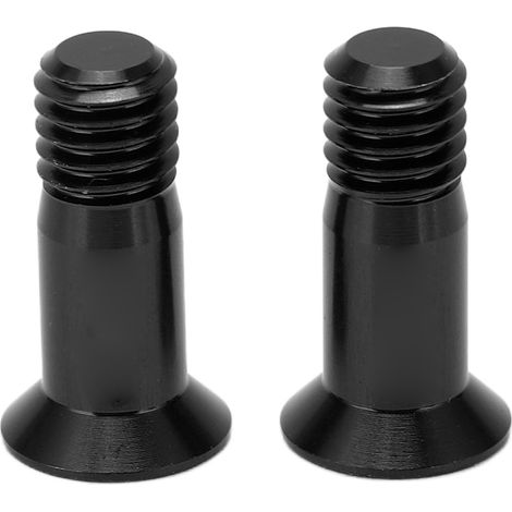 Lot de 2 vis de fixation pour dérailleur arrière de vélo en alliage d'aluminium, accessoires de modification de vélo, noir (1/5)