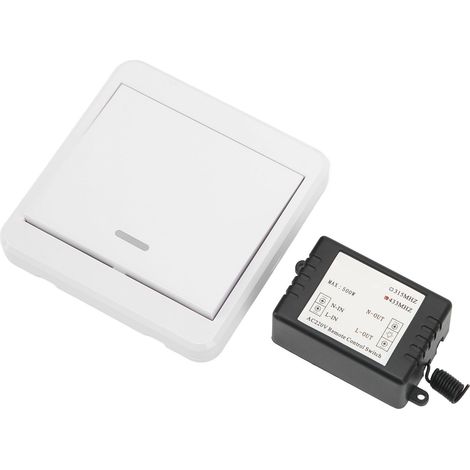 Interrupteur de télécommande sans fil 12 V CC avec relais 220 V pour contrôleur domotique et éclairage d'accès