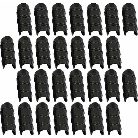 30pcs 32mm Serre Clips,Pinces à Tuyau pour la Fixation des Housses au Jardin Serres,des Films,des Plantes, (1/5)