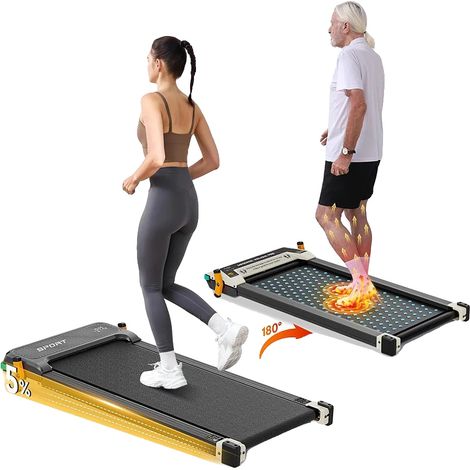 Cinta de correr Walking Pad, diseño 2 en 1, motor silencioso, AKLUER 520A-A (1/2)