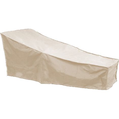 Waterproof Polyester Taffeta Patio Furniture Cover, Protects Outdoor Lounge Chairs 81.9x29.9x16.1 Inches for All Seasons (Beige) (1/5)
