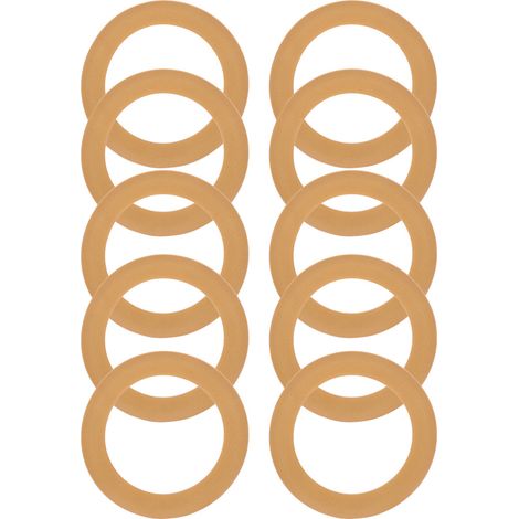 10 pièces joints de piston en caoutchouc isolés pour compresseur d'air silencieux sans huile 550W accessoires de pompe (1/5)