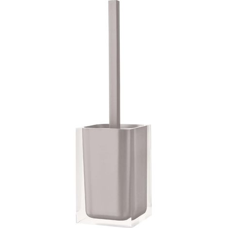 Gedy Rainbow Porte-balai WC sur socle en résine terre cuite 9,8x9,8x37,5 cm