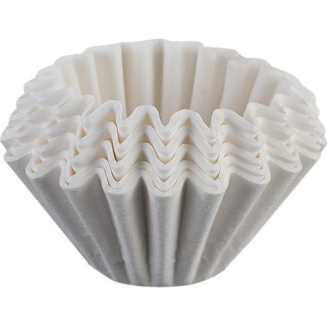 Confezione da 50 sacchetti filtro universali bianchi per cestelli filtro da 10 tazze. (1/4)