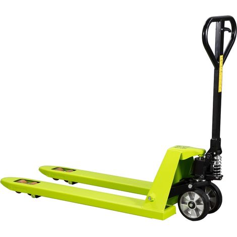IMBALLAGGI 2000 - Transpallet Manuale Pramac - Portata 2200 kg - Traspallet Carrello Elevatore con 4 Rulli Poliuretano - 100% Made In Italy