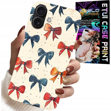 Custodia per iPhone 16 - nastri colorati, motivi alla moda (1/5)