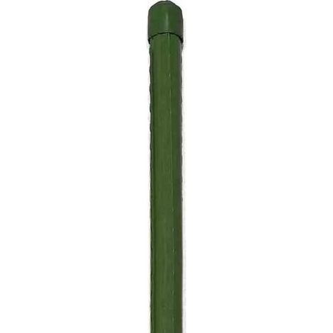 Tuteur 120 cm – tube en acier gainé de PE vert, Ø 11 mm