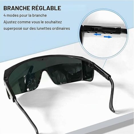Sollbry Lunettes de Protection Laser et Lumière Pulsée,Lunettes de Sécurité Laser,Lunette Bricolage avec Étui, Protection Contre les UV,Lunette Protection UV (1/3)