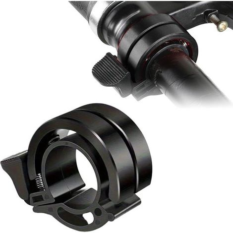 Mini timbre para bicicleta fabricado en aleación de aluminio,adecuado para bicicletas y bicicletas de montaña con manillar de 22 mm de diámetro (1/5)