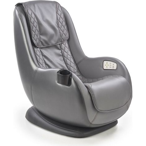 Sillón Houston 849, Gris, 94x69x94cm, Cuero ecológico, 0 (1/5)