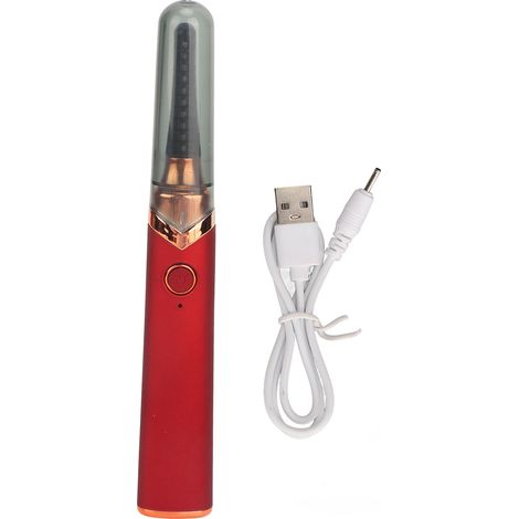 Recourbe-cils chauffant rechargeable longue tenue, électrique, bouclage naturel rapide pour cils (1/5)