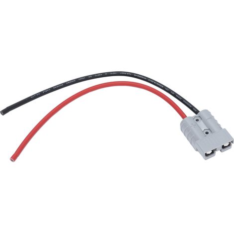 Câble d'Extension pour Panneau Solaire avec Connecteurs Laiton, Noir et Rouge, Résistant aux Intempéries pour Extérieur