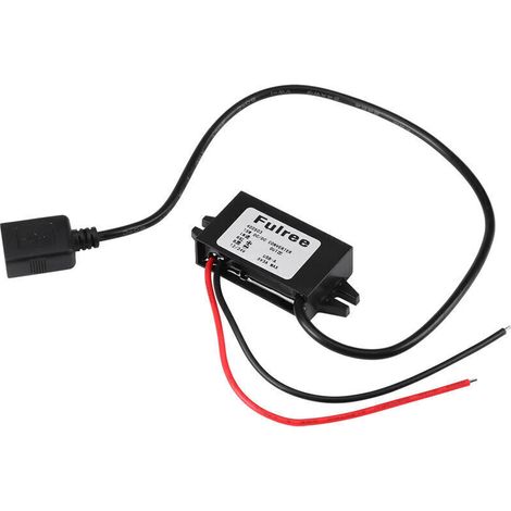 CC-CC Adaptateur abaisseur 12V / 24V à USB 5V 3A Convertisseur Convertisseur Étanche Convertisseurs De Câble (1/4)