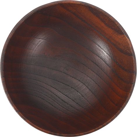 Obstsalat-Nudel-Reis-Essschüssel aus Holz, Küchenutensilien, Lebensmittelbehälter, Geschirr, Mitte 12 cm (1/5)