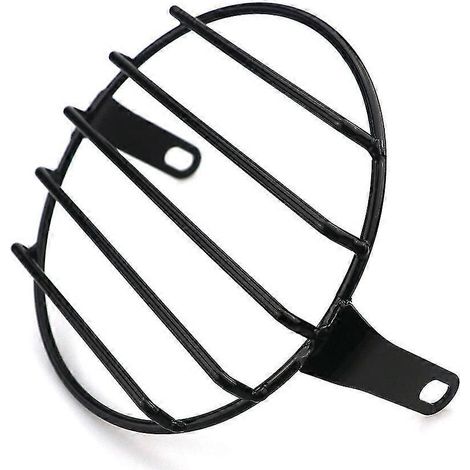 6-Zoll-Motorrad-Universal-Scheinwerferschutz im Vintage-Stil, Retro-Grill-Lichtabdeckung für Cafe Racer Harley Ducati Chopper Benelli – HC009