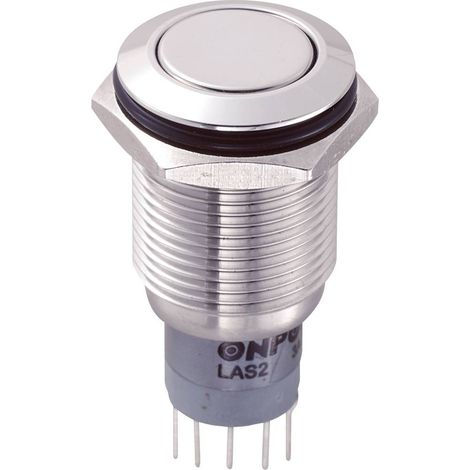 TRU COMPONENTS 701943 LAS2GQF-22/S/P Pulsante antivandalo 250 V/AC 3 A 2 x On / (On) Momentaneo 1 pz. (1/3)