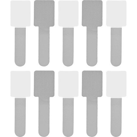 Organizzatore di cavi – 10 clip – Gestione dei cavi sotto la scrivania – per Ethernet, TV portatile, ufficio, soggiorno, camera da letto, cucina (1/5)