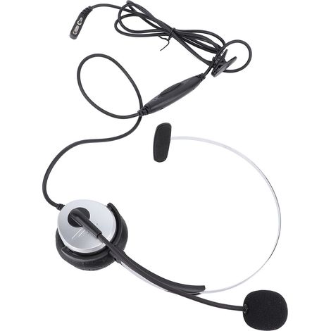 Écouteur radio bidirectionnel, microphone unilatéral, interphone, casque K Head universel à bouton-poussoir pour parler (1/5)