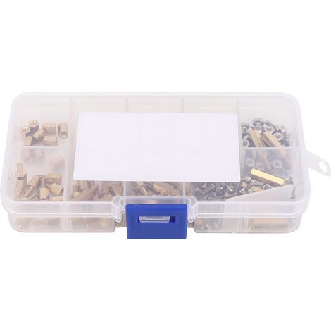 180 pièces M2.5 entretoise en laiton pilier écrou vis mâle femelle jeu hexagonal (1/5)