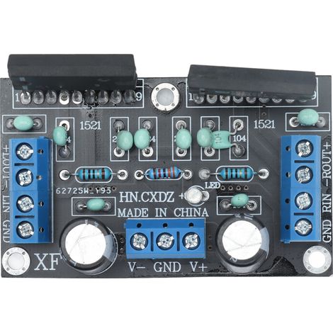 Carte d'amplification double alimentation BTL, module AMP, composant électronique accessoire TDA1521 (1/5)