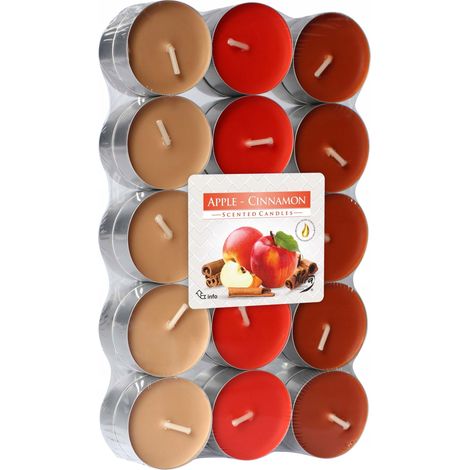 Velas aromáticas Aura Candles, Manzana-Canela, 30 unidades. (1/5)