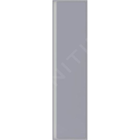 Armoire H-Schrank ConnectAIR, A:li.o.re., 1 porte, 400x300x1600, gris clair brillant et blanc mat (1/5)