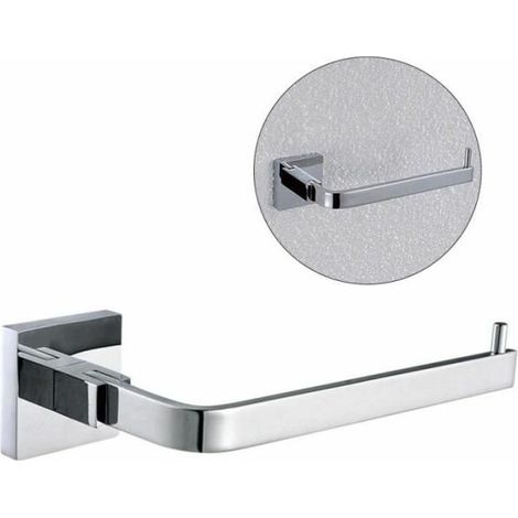 royaluxe - Porte-Papier Peint Argent 18x4.8x4.8cm économiser de l'espace (1/4)